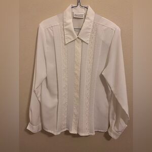 Christie & Jill White Blouse size: 10